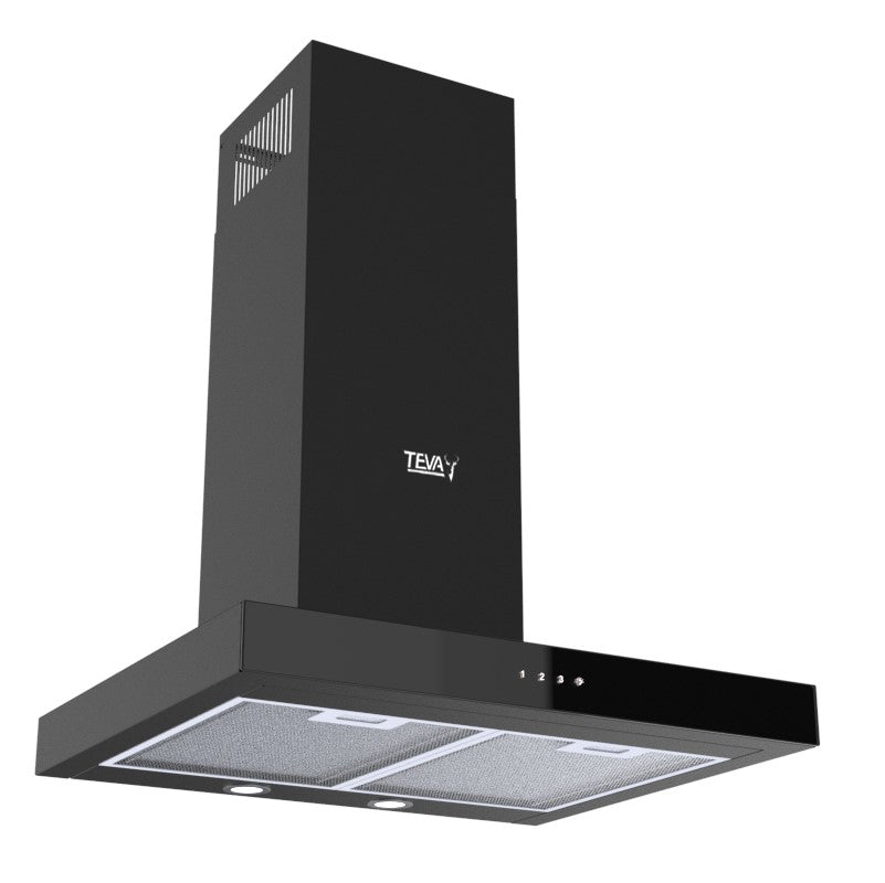 CTW 37-HTC-BLACK | 60cm | Decore | Airflow 850m3 | On wall