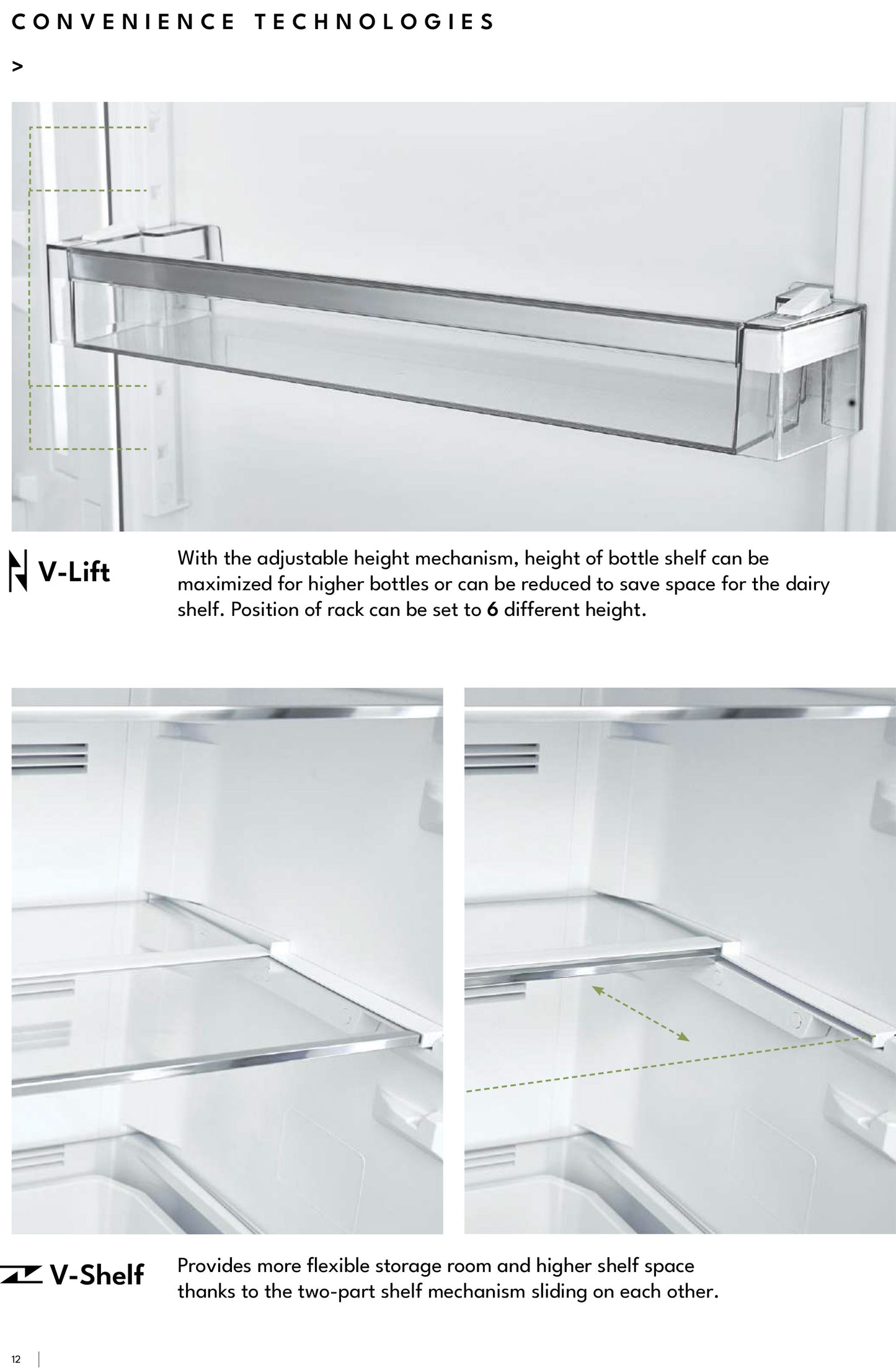 Teva 495L | 16 feet Reversible Bottom Freezer Refrigerator, Pro Steel, Silver