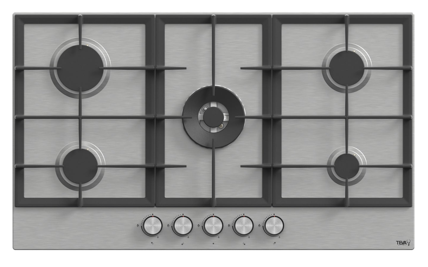 TEVA BL041 | 90cm | built-in gas hob | stainless, 5 burners