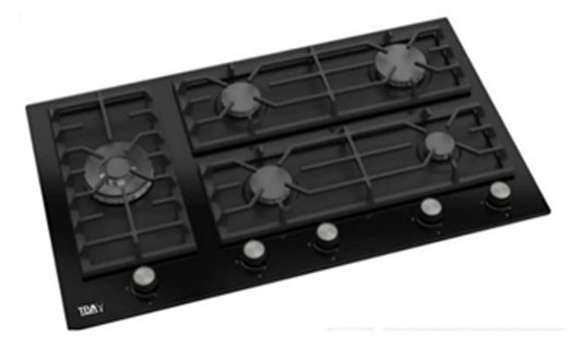TEVA NT145 | 90cm | built-in gas hob |  German black glass, 8
