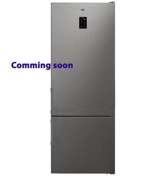 ( Comming soon )   Teva 472L Reversible Bottom Freezer Refrigerator, Pro Steel, Silver