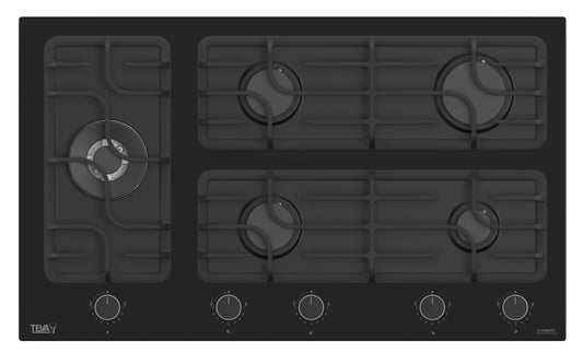 TEVA SL145 | 90cm | built-in gas hob |  German black glass, 8