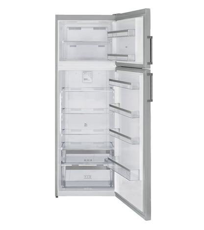 Teva 495L | 16 feet Reversible Bottom Freezer Refrigerator, Pro Steel, Silver