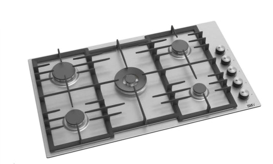 TEVA BE271 | 90cm | built-in gas hob |  stainless, 5 burners