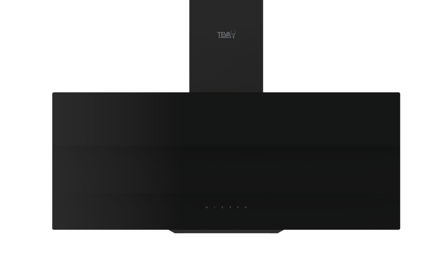 90-3TC-850-BLACK | 90 cm | Decore | Airflow 800m3 | On wall