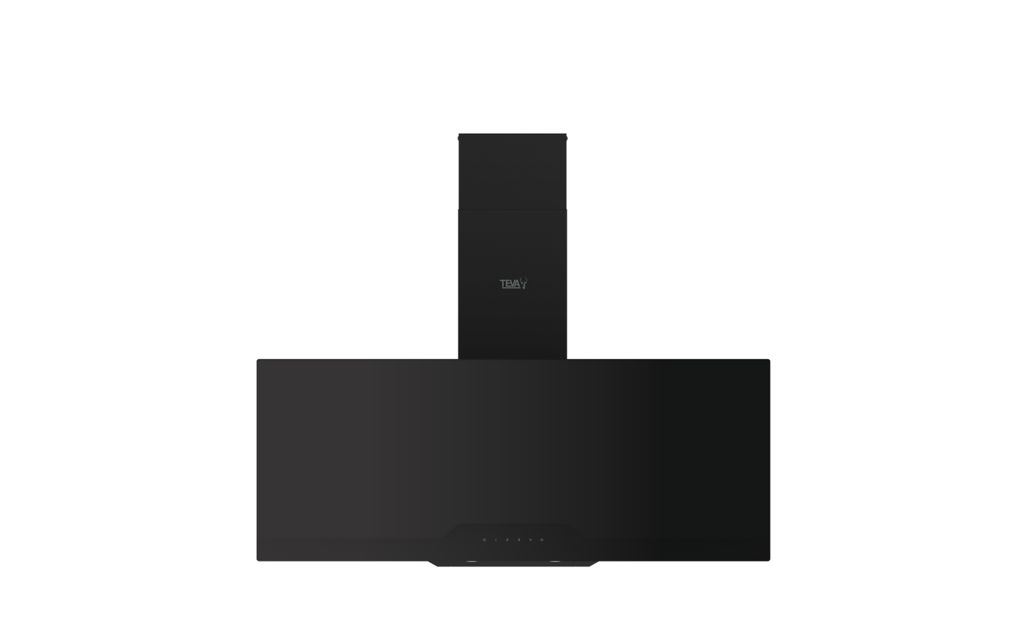 90-2GTC-850-BLACK | 90 cm | Decore | Airflow 850m3 | On wall