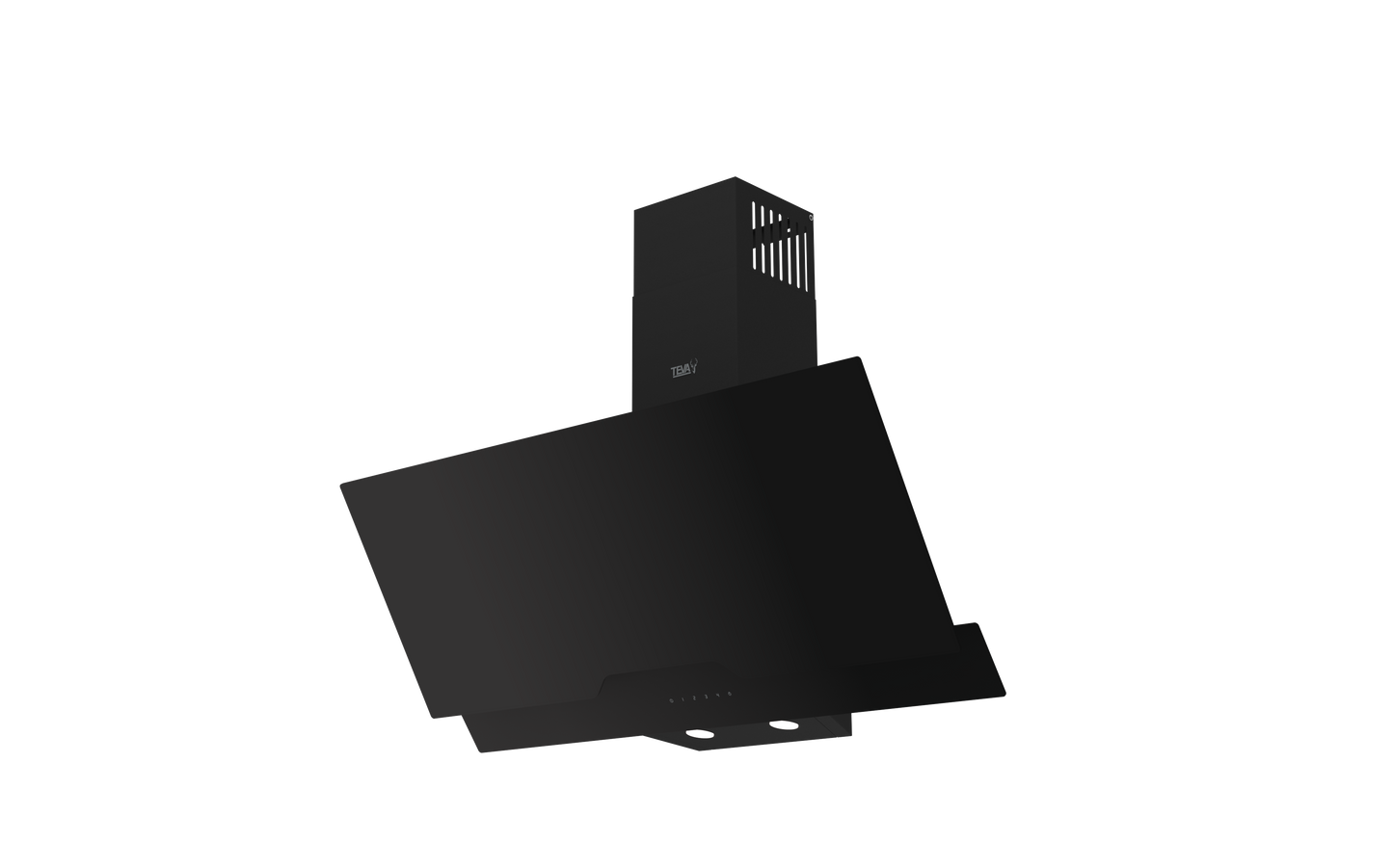 90-2GTC-850-BLACK | 90 cm | Decore | Airflow 850m3 | On wall