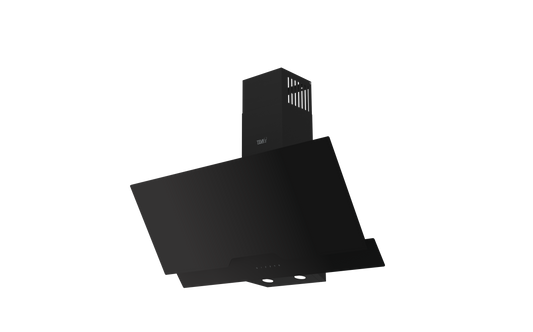90-2GTC-850-BLACK | 90 cm | Decore | Airflow 850m3 | On wall