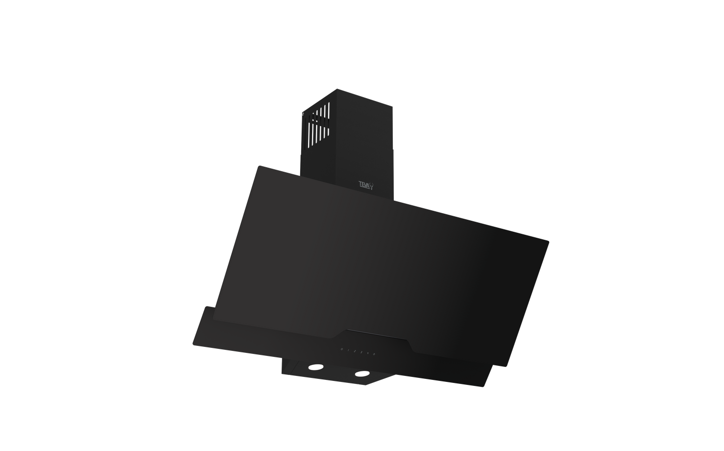 90-2GTC-850-BLACK | 90 cm | Decore | Airflow 850m3 | On wall