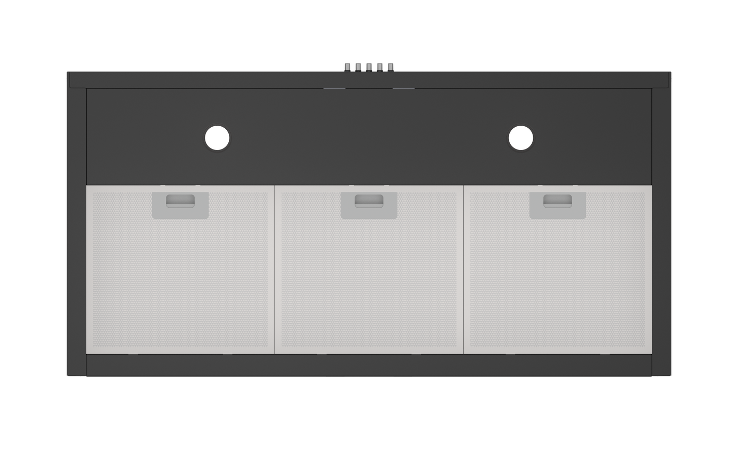 D004.90-850-BLACK | 90 cm | Decore | Airflow 850 m3 | On wall