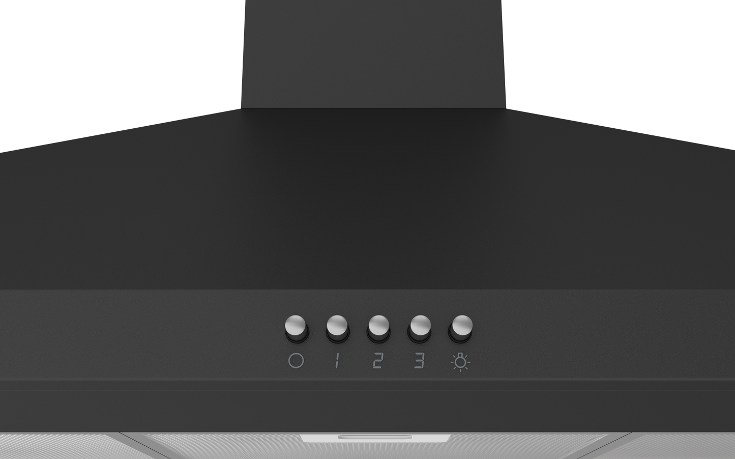 D004.90-850-BLACK | 90 cm | Decore | Airflow 850 m3 | On wall