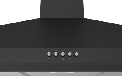 D004.90-850-BLACK | 90 cm | Decore | Airflow 850 m3 | On wall