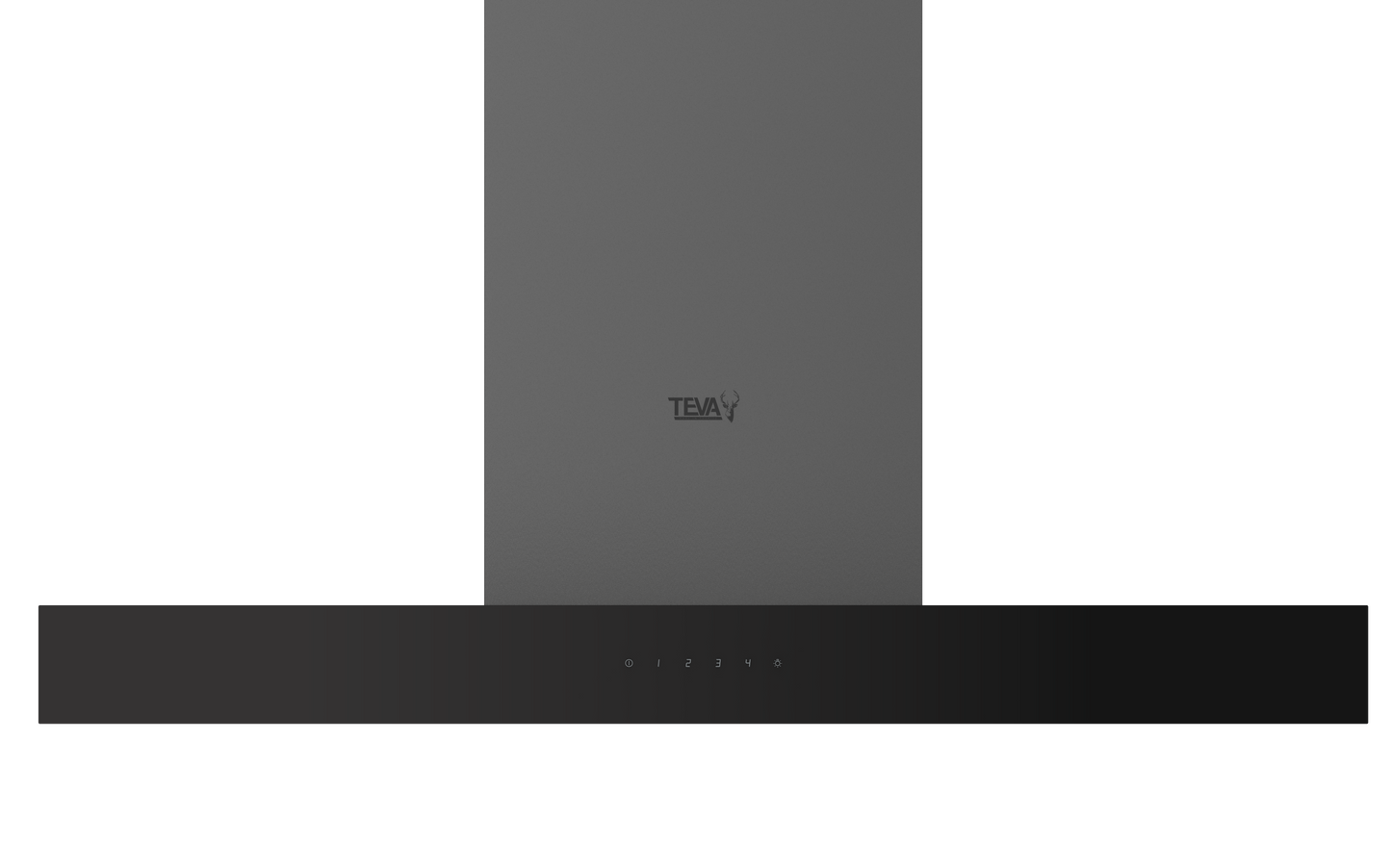 T90-DOK-850-BLACK | 90 cm | Decore | Airflow 850m3 | On wall