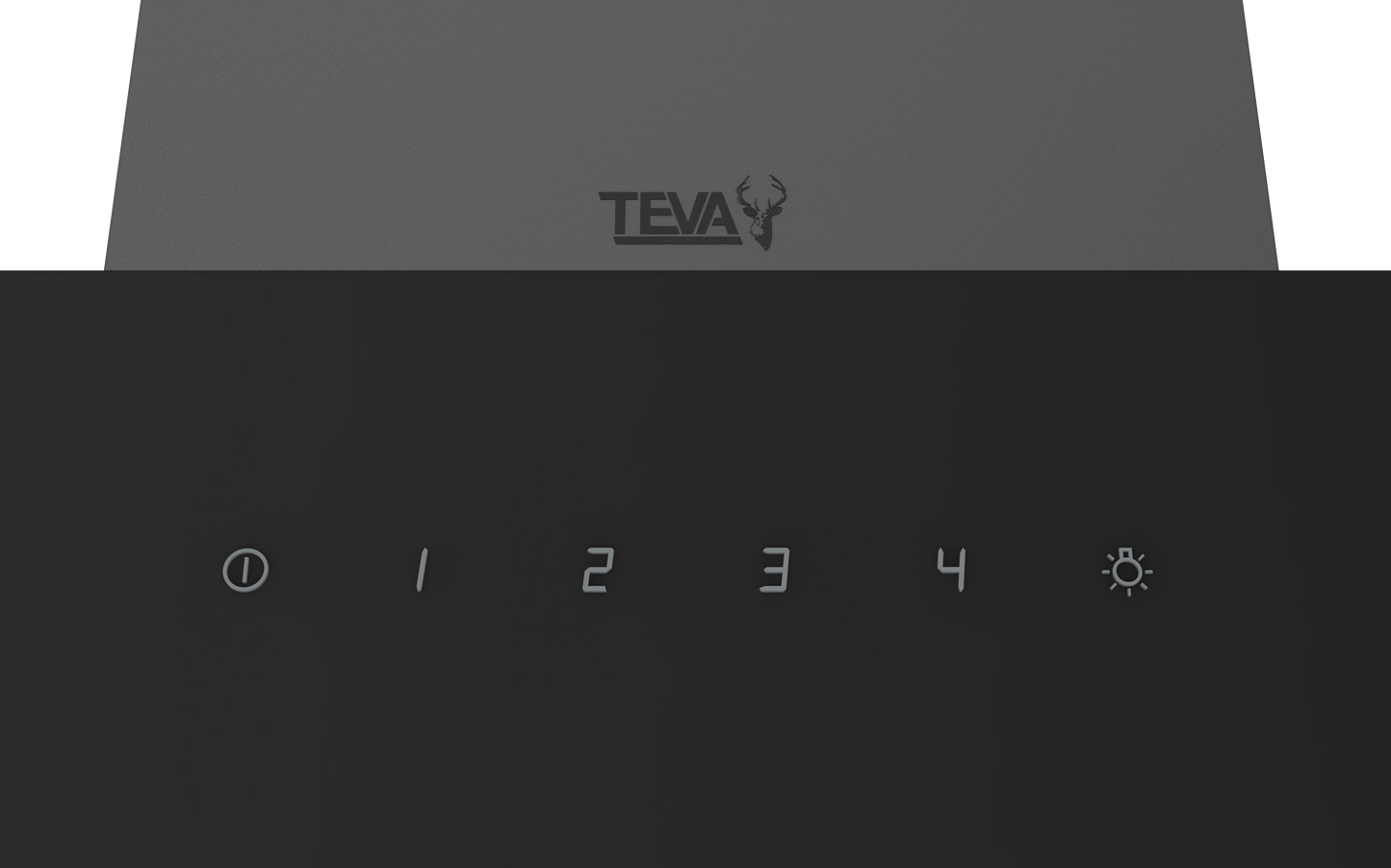 T90-DOK-850-BLACK | 90 cm | Decore | Airflow 850m3 | On wall