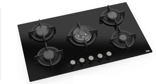 TEVA RC045 | 90cm | built-in gas hob |  German black glass, 8