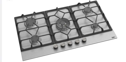 TEVA RT041 | 90cm | built-in gas hob |  stainless, 5 burners