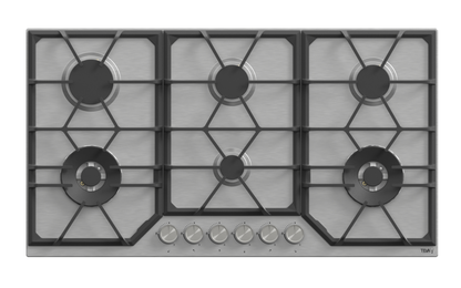 TEVA RT191 | 90cm | built-in gas hob |   stainless, 6 burners