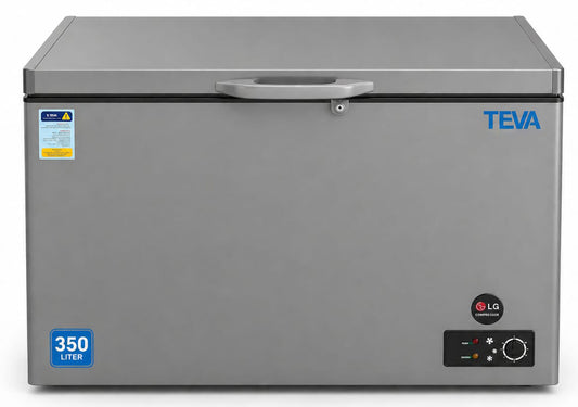 TEVA F 350 LT | 350L | Freezer Defrost 350 Liters Stainless Steel Interior Silver