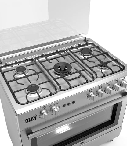 TEVA F9L50GF ST | Free Stand Cooker | 90 cm | 110 litres