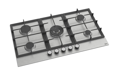 TEVA BL041 | 90cm | built-in gas hob |   stainless, 5 burners