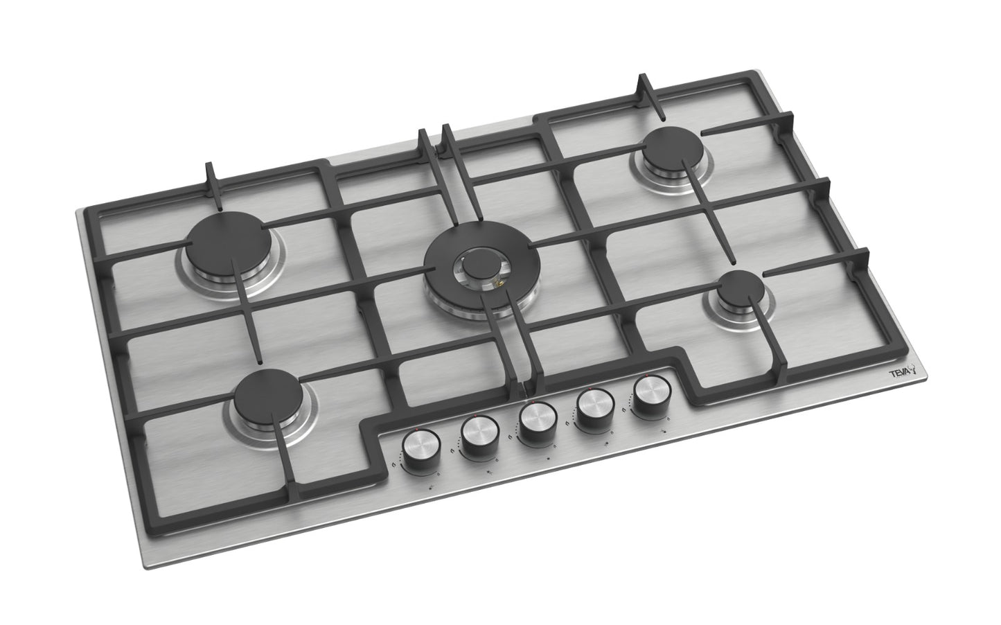 TEVA ED041 | 90cm | built-in gas hob |  stainless, 5 burners