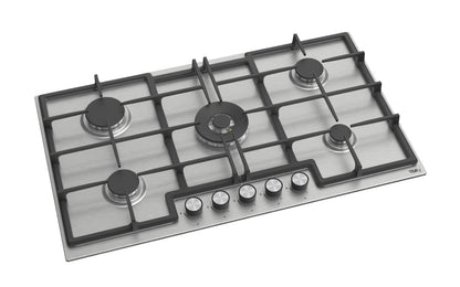 TEVA ED041 | 90cm | built-in gas hob |  stainless, 5 burners