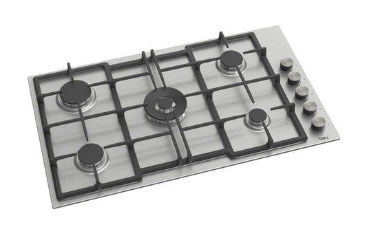 TEVA ED221 | 90cm | built-in gas hob |  stainless, 5 burners