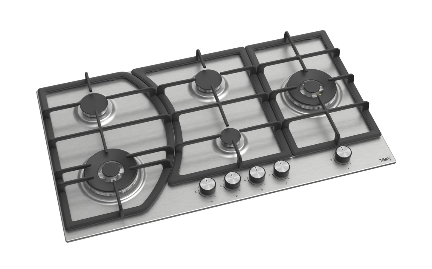 TEVA BF181W | 90cm | built-in gas hob |  stainless, 5 burners
