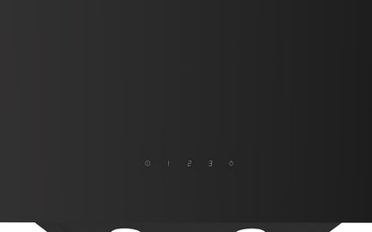 1TC.650. BLACK | 60 cm | Decore | Airflow 650 m3 | On wall