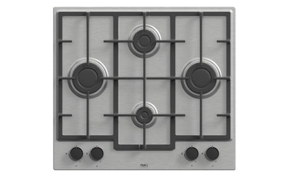 TEVA - LN381 | Gas hob | 60 cm, | stainless | 4 burners
