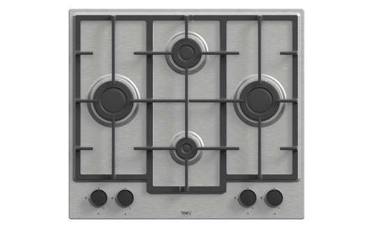 TEVA - LN381 | Gas hob | 60 cm, | stainless | 4 burners