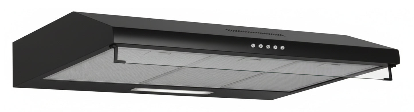 Teva DK9-621 X Black | 90 cm |  Black | Airflow 650 m3 | On wall